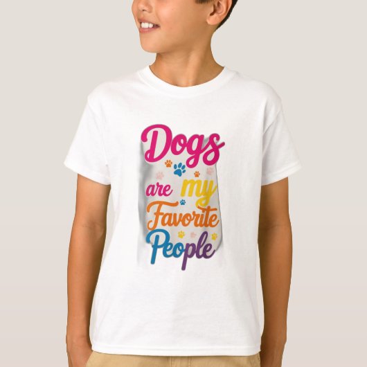 犬は私のお気に入りの民 Tシャツ (正面)