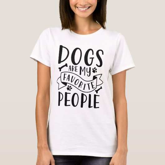 犬は私の一番好きな人 Tシャツ (正面)