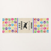 犬は私の人お気に入りの々ヨガマット ヨガマット (裏面(横))