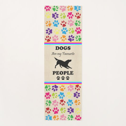 犬は私の人お気に入りの々ヨガマット ヨガマット (正面)