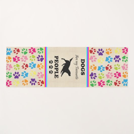 犬は私の人お気に入りの々ヨガマット ヨガマット (正面(横))