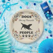 犬は私の人お気に入りの々紙プレート ペーパープレート (パーティー)