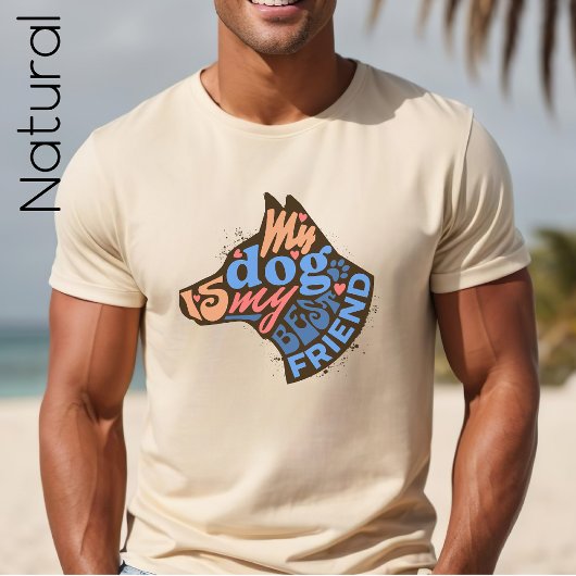 犬は私の友最高の友の犬の愛者、犬のパパ、犬の母である Tシャツ