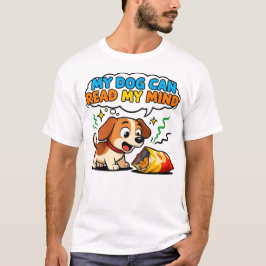 犬は私の心を読めるTシャツ Tシャツ