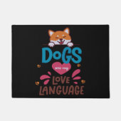 犬は私の愛語だ ドアマット (正面)
