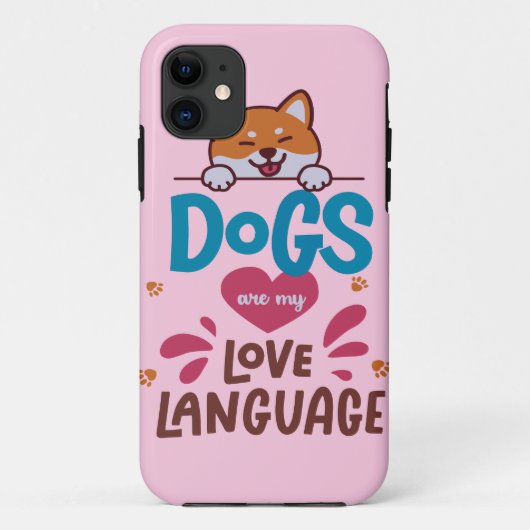 犬は私の愛語だ Case-Mate iPhoneケース (裏面)