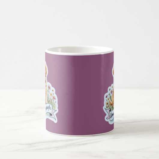 犬は私の部下のマグカップ コーヒーマグカップ (中央)