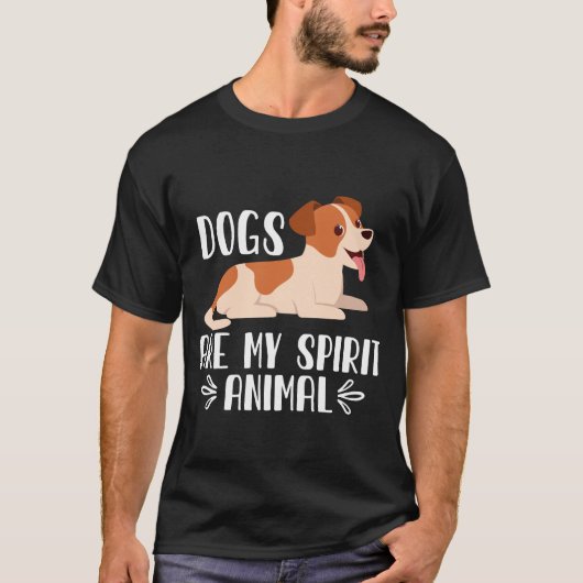 犬は私の霊性動物だ Tシャツ (正面)