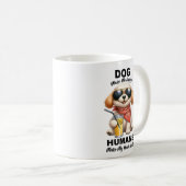 犬は私を幸せなマグカップにする コーヒーマグカップ (正面右)