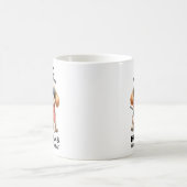 犬は私を幸せなマグカップにする コーヒーマグカップ (中央)