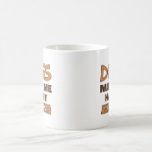 犬は私を幸せにする コーヒーマグカップ (中央)