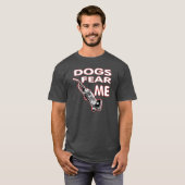 犬は私を恐れる。 Tシャツ (正面フル)