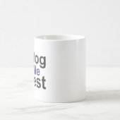 犬は私を最も最高のなマグ好みます コーヒーマグカップ (中央)