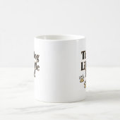 犬は私を最も最高の好みます コーヒーマグカップ (中央)