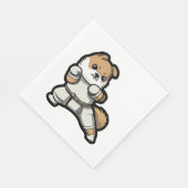 犬は空手を知っている スタンダードランチョンナプキン (角)