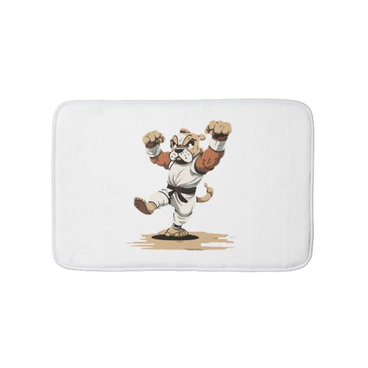 犬は空手を知っている バスマット (正面)