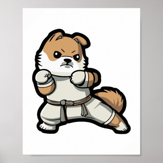犬は空手を知っている ポスター (正面)