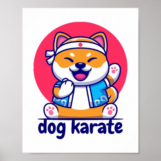 犬は空手を知っている ポスター (正面)