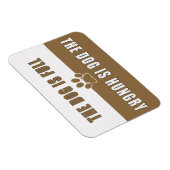 犬は空腹のリフィゲーターだ マグネット (右側)