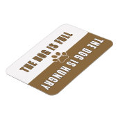 犬は空腹のリフィゲーターだ マグネット (左側)