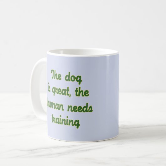 犬は素晴らしいです コーヒーマグカップ (正面左)