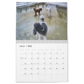 犬は花をかぐのに時間をかけます カレンダー (3月 2026)