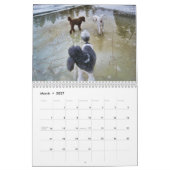 犬は花をかぐのに時間をかけます カレンダー (3月 2027)