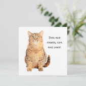 犬は飼い主、猫はスタッフはフラットカード (スタンド正面)