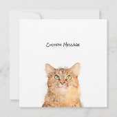 犬は飼い主、猫はスタッフはフラットカード (裏面)