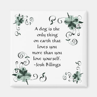 犬は…..グリーンマグネット マグネット