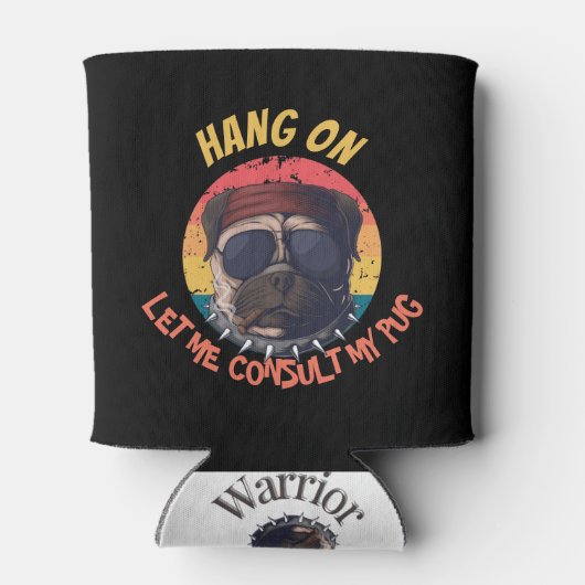 犬は – 私のパグを調べさせてくれ 缶クーラー (裏面)