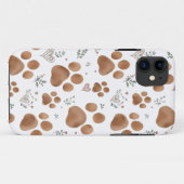 犬はIphoneケースを手にする Case-Mate iPhoneケース (裏面(横))
