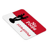 犬はpottyウンチ磁石、偉大なDane実験室に行かなければならない マグネット (右側)