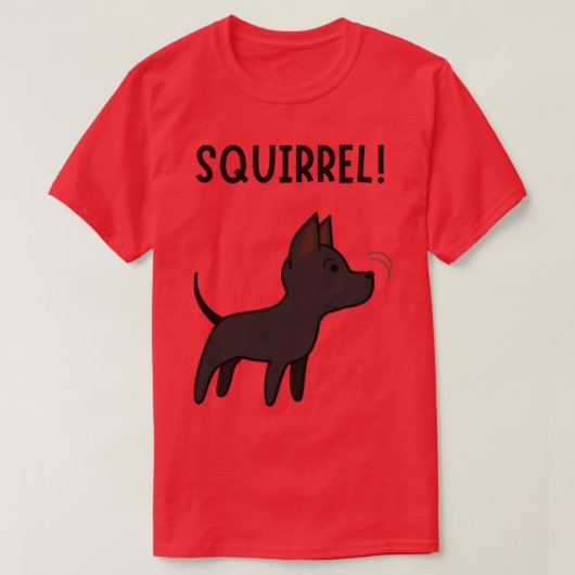 犬びり Tシャツ (デザイン正面)