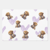 犬への愛のために ラッピングペーパーシート (正面)