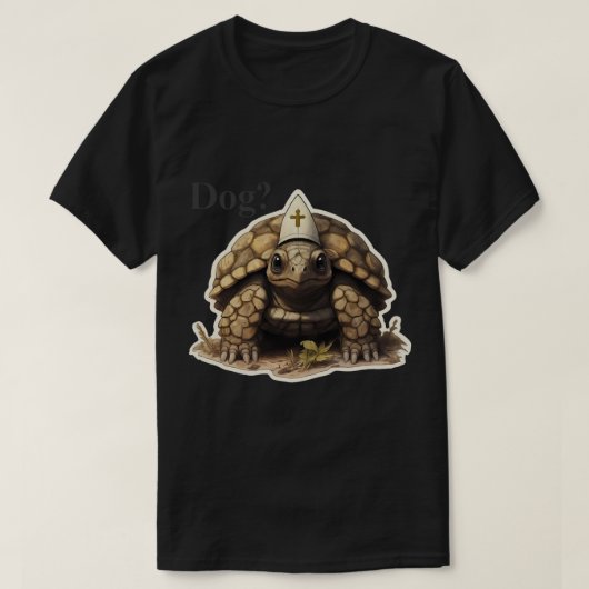 犬べっ亀エルデンリングや輪ミリおもしろいエル牧師 Tシャツ (デザイン正面)