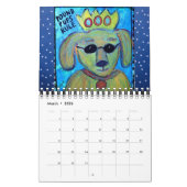 犬または猫のカレンダーロット カレンダー (3月 2026)