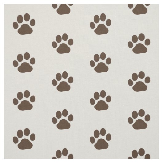 犬または猫の手のプリント |ペット好きの生地 ファブリック (見本)