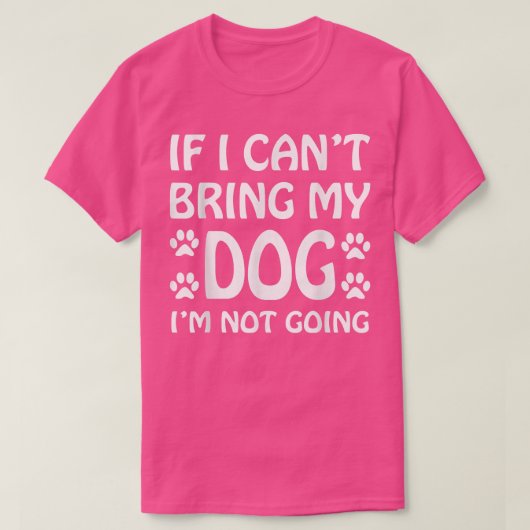 犬もしが好きにならないので、犬を連れて行けない Tシャツ (デザイン正面)