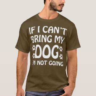 犬もしは連れて行けない犬好き Tシャツ