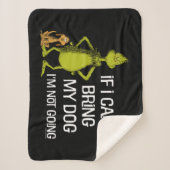 犬もしを連れて行けない来ぞ シェルパブランケット (正面)