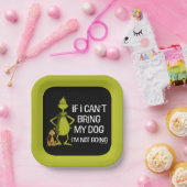 犬もしを連れて行けない来ぞ ペーパープレート (パーティー)