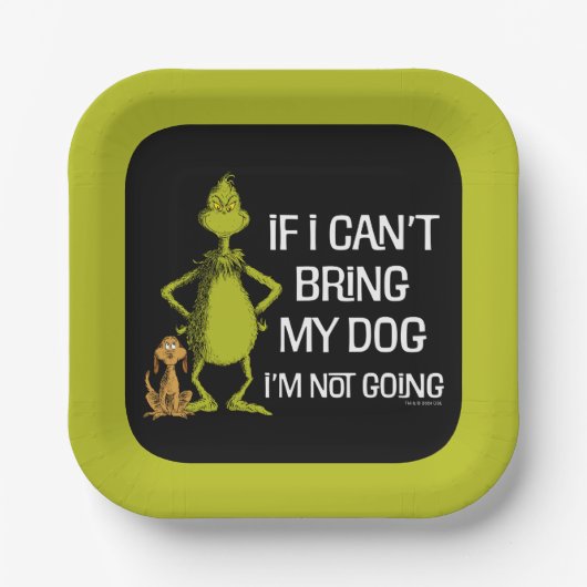 犬もしを連れて行けない来ぞ ペーパープレート (正面)