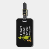 犬もしを連れて行けない来ぞ ラゲッジタグ (正面縦)