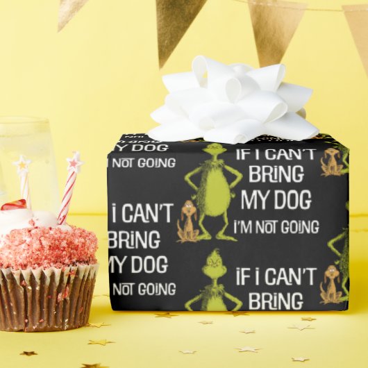 犬もしを連れて行けない来ぞ ラッピングペーパー (誕生日パーティー)
