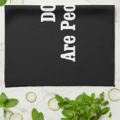 犬も人間だ！ キッチンタオル (折り畳み)