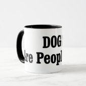 犬も人間だ！ マグカップ (正面左)