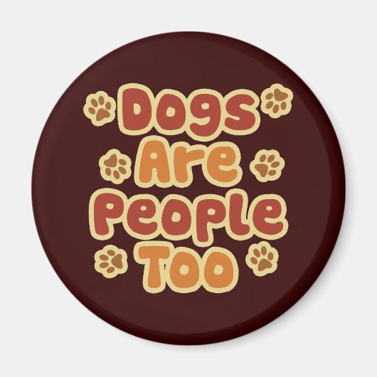 犬も人間だ マグネット (正面)