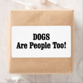 犬も人間だ! ラベル (インサイチュ)