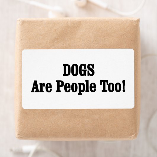 犬も人間だ! ラベル (インサイチュ)